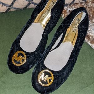 Michael Kors Velvet Flats
